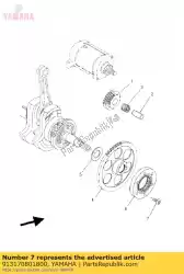 bout, socket van Yamaha, met onderdeel nummer 913170801800, bestel je hier online: