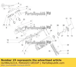 Tutaj możesz zamówić wkr? T od Piaggio Group , z numerem części GU98622214: