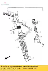 suzuki 6210037ED037W absorber,rr shk - Bottom side