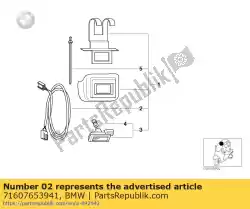 Here you can order the wiring reading lamp from BMW, with part number 71607653941: