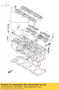 suzuki 1114147H01 guarnizione cilindro - Il fondo