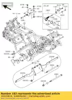 183J0818, Kawasaki, bolt-upset-ws-small klf220-a1 kawasaki klf 300 2000 2001 2002 2003 2004 2005 2006, New