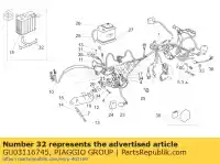 GU03116745, Piaggio Group, Suporte da bateria moto-guzzi california california ev ev touring pi california ev pi cat california special sport california special sport al pi california stone california stone metal pi california stone touring pi cat 1100 2001 2002 2003, Novo