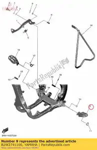 yamaha B2W2741100 podnó?ek 1 - Dół