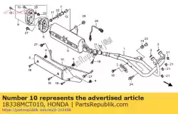 Ici, vous pouvez commander le garde, silencieux auprès de Honda , avec le numéro de pièce 18338MCT010: