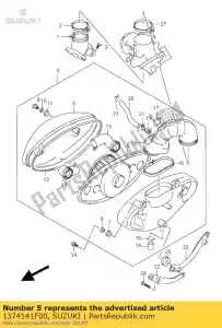 suzuki 1374141F00 limpador cap.air - Lado inferior