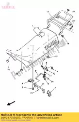 Here you can order the lever, seat from Yamaha, with part number 10V247760100: