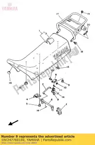 Yamaha 10V247760100 lever, seat - Bottom side