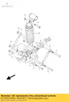 6210023H00, Suzuki, Absorber assy,r suzuki gsx bking bk bka hayabusa ruf r bkau2 ru2 bkuf bku2 gsx1300bka b king 1300 , New