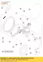 46010010144, KTM, moyeu de roue arrière cpl.60 / 65 2000 ktm sx sxs xc 60 65 2000 2001 2002 2003 2004 2005 2006 2007 2008 2009 2010 2011 2012 2014 2015, Nouveau