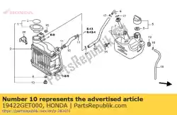 Aqui você pode pedir o cano, radiador em Honda , com o número da peça 19422GET000: