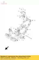 5HEF12320000, Yamaha, reinf, staart yamaha aerox yq 50 2005 2006 2007 2008 2009 2010 2011 2012, Nieuw