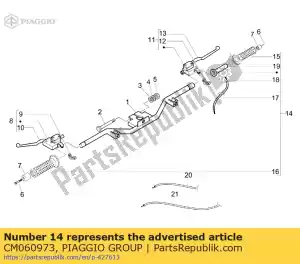 Piaggio Group CM060973 manga - Lado inferior