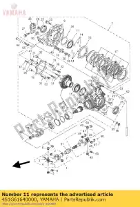 yamaha 4S1G61640000 cuscinetto 1 - Il fondo