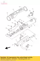 5NDE47520000, Yamaha, tubo, salida yamaha  yfm yxr 350 400 450 2003 2004 2005 2006 2007 2008 2009 2010 2011 2012 2013 2014 2015 2016 2017 2019 2021, Nuevo