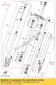 yamaha BS7F310200 fourche avant (l - La partie au fond