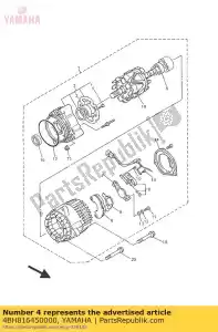 yamaha 4BH816450000 vis - La partie au fond