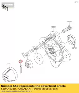 kawasaki 550AA4030 pin-cotter, comune 4.0x30 - Il fondo