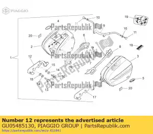 Piaggio Group GU05485130 rh connecting - Bottom side