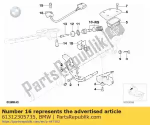 bmw 61312305735 interrupteur d'embrayage - Partie inférieure