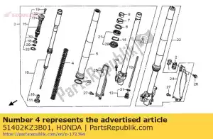 Honda 51402KZ3B01 spring,fr fork(0. - Bottom side