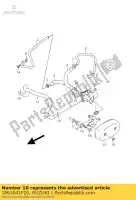 1861041F20, Suzuki, bracket comp,2n suzuki vl vz 800 2005 2006 2007 2008, New