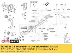 Piaggio Group AP8127345 fusible 15a - Lado inferior