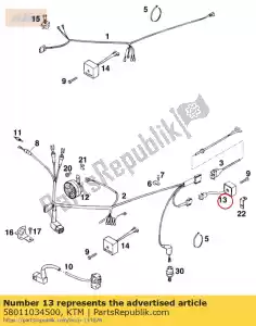 ktm 58011034500 régulateur de tension tympanium'90 - La partie au fond