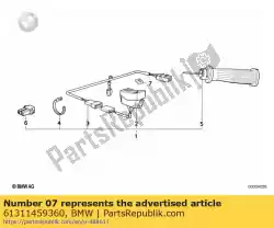 Qui puoi ordinare simbolo riscaldatore maniglia da BMW , con numero parte 61311459360: