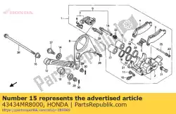 Here you can order the collar,torque lin from Honda, with part number 43434MR8000: