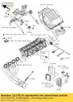 211750735, Kawasaki, unidad de control-electronica klz100 kawasaki klz 1000 2012 2013 2014, Nuevo