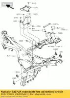 920720099, Kawasaki, Band,tool ex250k8f kawasaki ninja 250 2008 2009 2010 2011, New