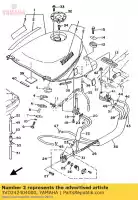 3VD242404000, Yamaha, conjunto gráfico yamaha tdm 850, Novo