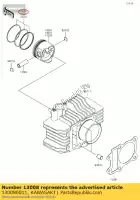 130080011, Kawasaki, piston-set-ring kawasaki klx  c l d klx110 klx110l 110 , Nouveau