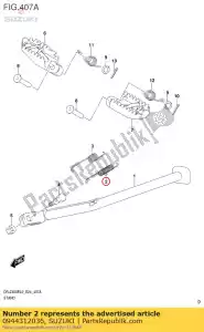 Suzuki 0944312036 primavera - Lado inferior