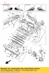 dekking sub assy van Yamaha, met onderdeel nummer 33D144800000, bestel je hier online: