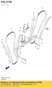 Suzuki 1281638A01 spanner, nok c - Onderkant