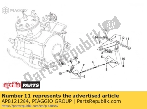 aprilia AP8121284 perno leva freno - Il fondo