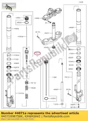 Aqui você pode pedir o damper-assy, ?? Garfo, lh, blac em Kawasaki , com o número da peça 44071098756K: