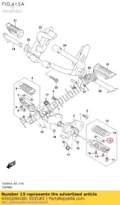 suzuki 4355206G00 p?yta, do stopki - Dół