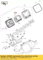 920091326, Kawasaki, ?ruba 3x12 zx900-a1 kawasaki  brute force gpz kvf zx 450 600 650 750 900 1000 1985 1986 1987 1988 1989 1990 1993 2006 2007 2008 2009 2010 2011 2012 2013 2014 2015 2016 2017 2018 2019 2020 2021, Nowy