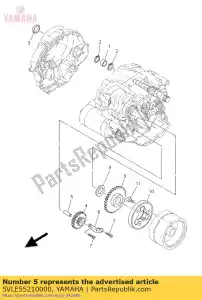 yamaha 5VLE55210000 arbre 1 - La partie au fond