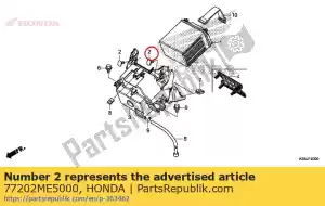 Honda 77202ME5000 boulon, insert - La partie au fond