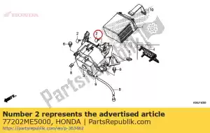 Honda 77202ME5000 parafuso, inserir - Lado inferior