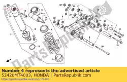 Here you can order the adjuster comp.,rr from Honda, with part number 52420MT4003: