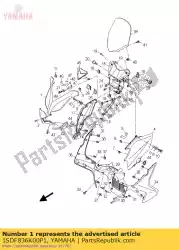 Aquí puede pedir panel interior 1 dnmp de Yamaha , con el número de pieza 1SDF836K00P1: