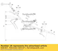 Aqui você pode pedir o suporte em Piaggio Group , com o número da peça 668387: