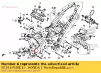 50191MGSD10, Honda, col a, r. support de moteur honda  nc 700 750 2012 2013 2017 2018 2019 2020, Nouveau