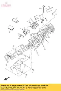 yamaha 992440008000 emblema, yamaha - Il fondo