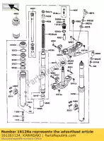 161261134, Kawasaki, válvula, cilindro garfo kx125-d1 kawasaki kdx klx kx 200 250 500 1985 1989 1990 1991 1992 1993 1994 1995 1996, Novo